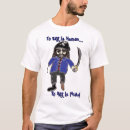 Buscar pirata del dibujo animado camisetas Divertido