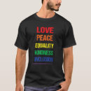 Buscar igualdad de género camisetas Arco iris