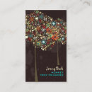 Buscar otoño tarjetas de visita Vintage