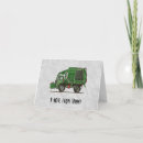 Buscar basura tarjetas Camioneta