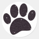 Buscar huella negra pegatinas Trineo