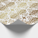 Buscar damasco blanco papel de regalo Elegante