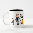Buscar huellas del bebé tazas Padre