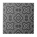 Buscar geométrico blanco y negro azulejos Retro