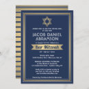Buscar azul y blanco elegantes invitaciones Moderna