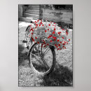 Buscar bicicleta antigua posters Blanco y negro