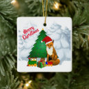 Buscar zorro feliz adornos Para niños