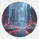 Buscar futurista pegatinas Cyberpunk