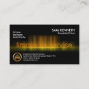 Buscar servicio limusina de tarjetas de visita Transporte