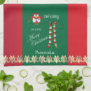 Buscar búho lindo paños de cocina Navidades