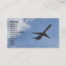 Buscar aeroplano tarjetas de visita Cielo
