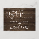 Buscar cara tarjetas rsvp Rústico