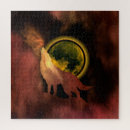 Buscar lobo y luna puzzles Vida silvestre