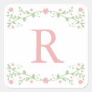 Buscar nacimiento del bebé pegatinas Monograma