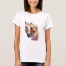 Buscar silueta del caballo camisetas Para ella