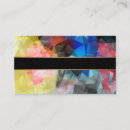 Buscar vivo tarjetas de visita Color