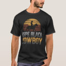 Buscar jinete de rodeo camisetas Negro