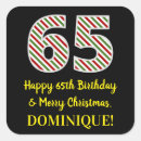 Buscar número 65 pegatinas 65 º cumpleaños
