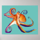 Buscar pulpo azul posters Playa