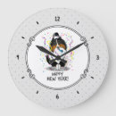 Buscar feliz año nuevo relojes de pared Divertido