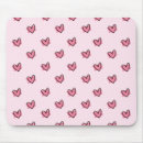 Buscar corazones rojos alfombrillas de raton Patrón