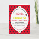 Buscar ladybug birthday invitaciones Floral