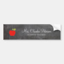 Buscar manzana pegatinas parachoque Profesora