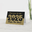 Buscar feliz tarjetas año nuevo Negro