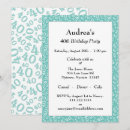 Buscar turquesa y blanco invitaciones General y unisex