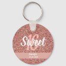 Buscar dulce dieciséis llaveros Purpurina