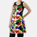 Buscar triangular delantales Azul