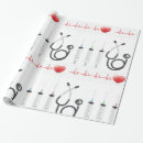 Buscar medicina papel de regalo Corazón