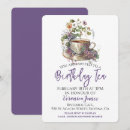 Buscar fiesta del té vintage invitaciones Tarde