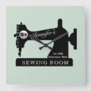 Buscar costurera relojes de pared Edredón