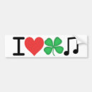 Buscar irlandesa pegatinas parachoque Corazón
