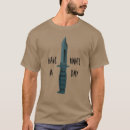 Buscar puñaladas camisetas Cuchillo