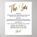 Buscar carta bebidas del bar boda menus Recién casados