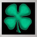 Buscar trébol de cuatro hojas posters Día de saint patrick