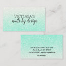 Buscar nail tech tarjetas de visita Guión