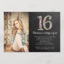 Buscar décimosexto aniversario invitaciones Contemporáneo