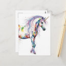 Buscar unicornio colorido postales Fantasía