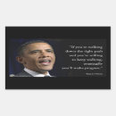 Buscar barack rectangulares pegatinas Demócrata