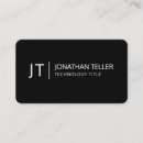 Buscar tecnología la información de tarjetas de visita Moderno