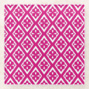 Buscar fucsia y blanco posavasos Magenta