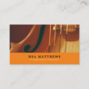 Buscar violin tarjetas de visita General y unisex