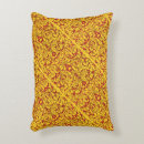 Buscar rojo y amarillo cojines Retro