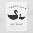 Buscar cisne negro elegante invitaciones Invitados