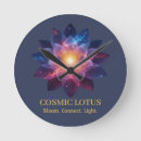 Buscar flor loto de relojes de pared General y unisex