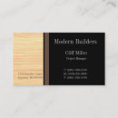 Buscar madera construcción de tarjetas de visita Contratista