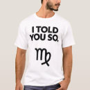 Buscar virgo camisetas Zodiaco